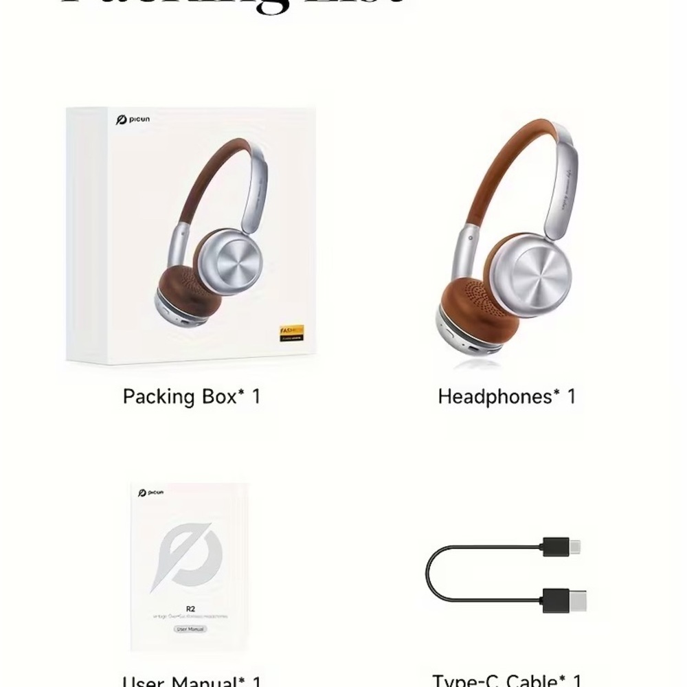 Wireless Headphones, 100 Hours Battery Life